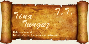 Tina Tunguz vizit kartica